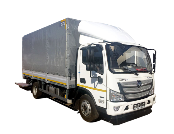 Тентовый фургон с гидробортом на шасси FOTON AUMARK BJ 1108 Тентовый фургон с гидробортом на шасси FOTON AUMARK BJ 1108